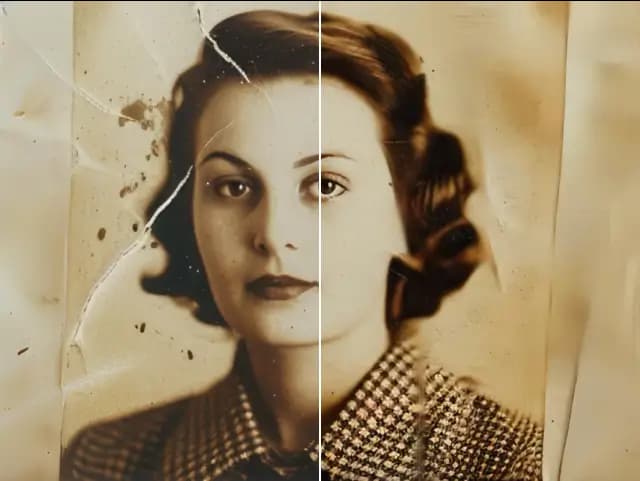 ai old photo repair preview
